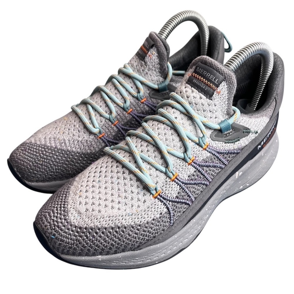 Merrell Bravada 2 Womens Hiking Shoes Gray Knit Trail Sneakers J135580 Size 6.5